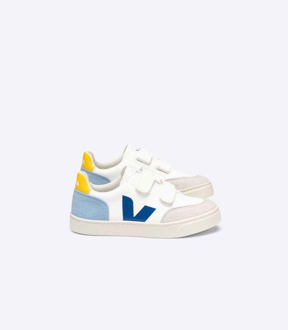 Veja Sneakers Barn - V-12 Velcro Chromefree - Vita - 719450-VDQ